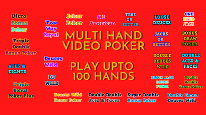 Video Poker Multi Hand Casino Screenshot