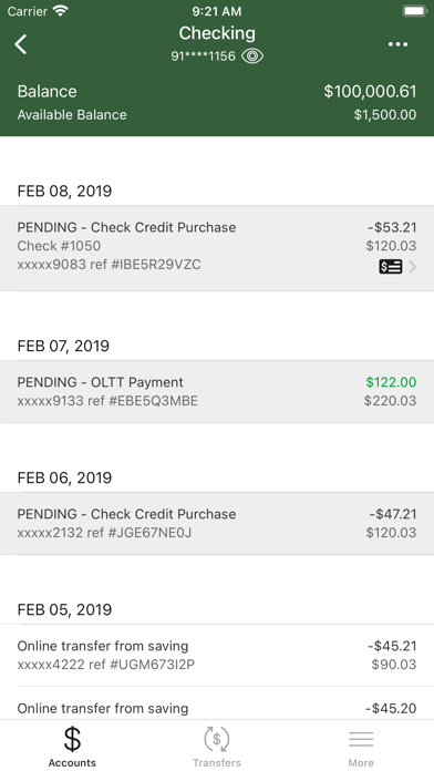 Home Federal Credit Union Screenshot