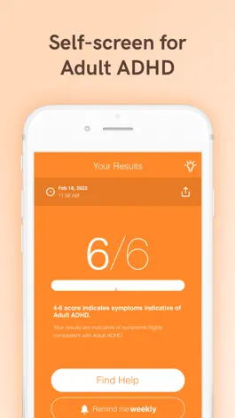 Game screenshot ADHD Test - Adult apk
