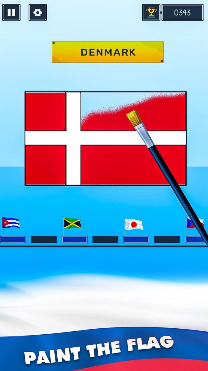 Paint Flag Quiz Color Matching