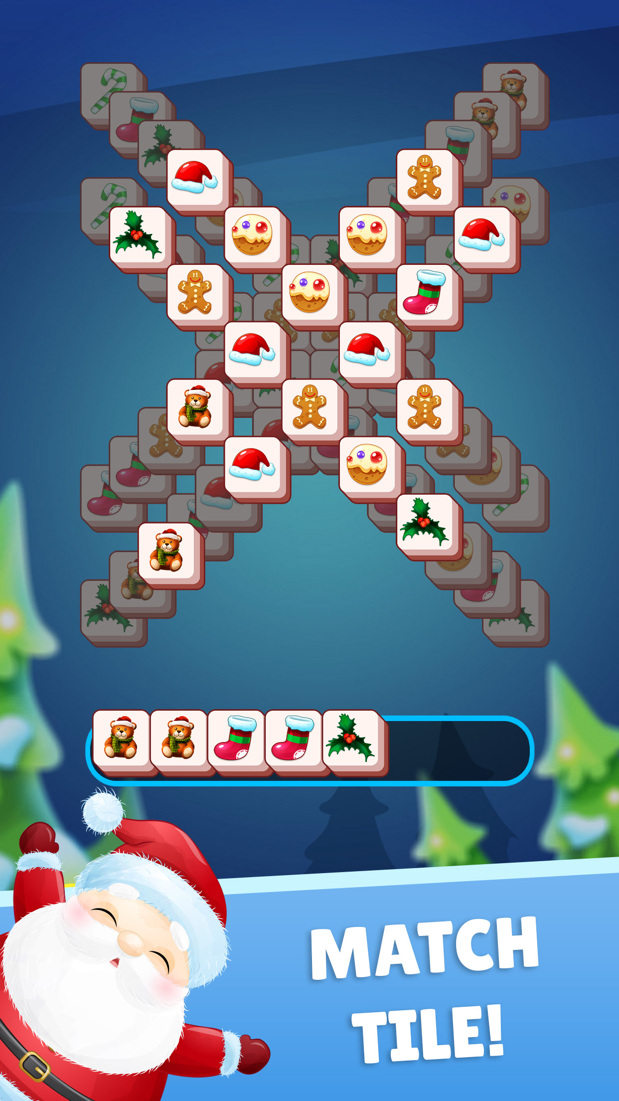 Christmas Mahjong : Match 3