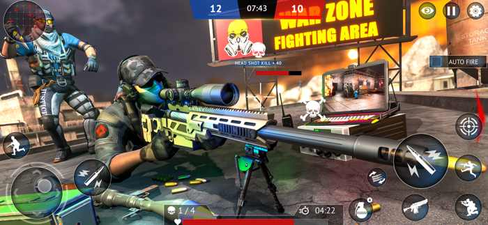 Sniper FPS Gun Shooter Games