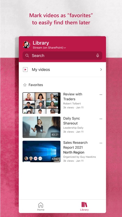 Microsoft Stream: Videos screenshot-4