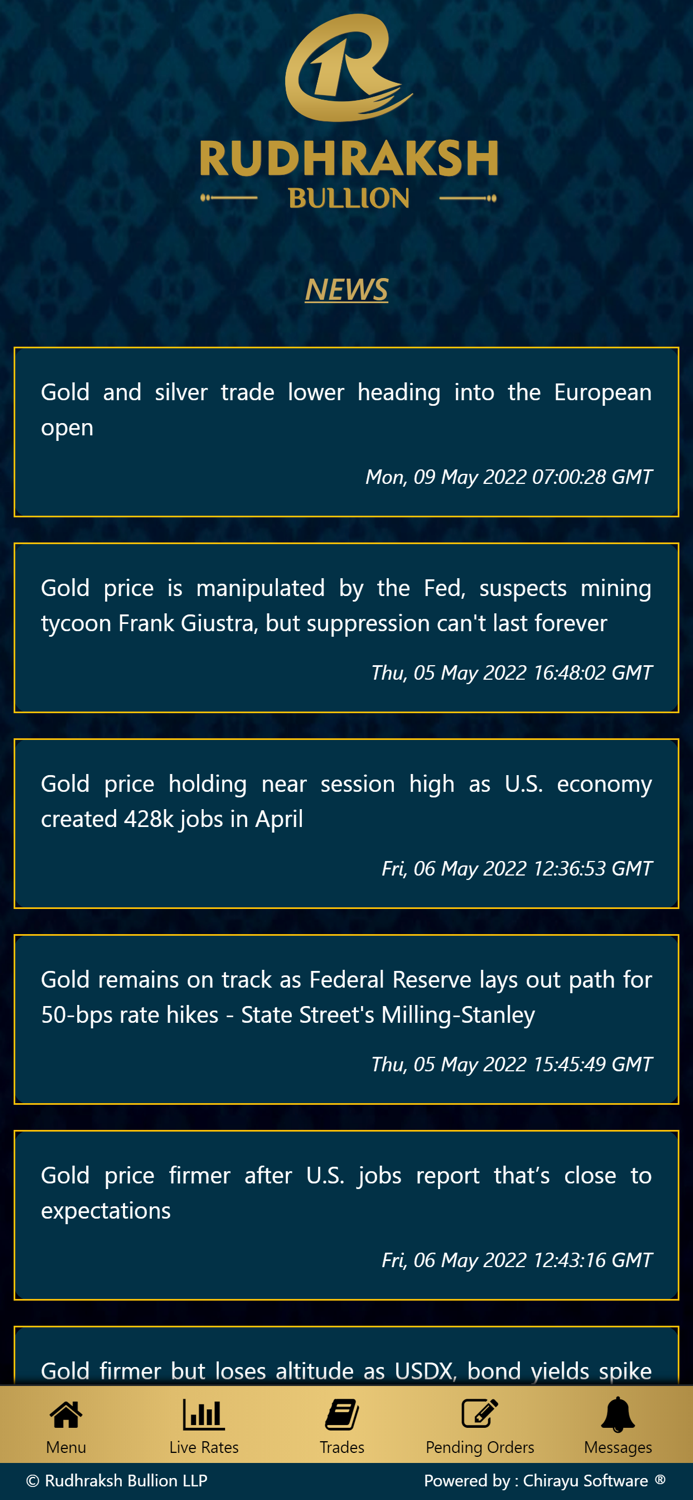 Rudhraksh Bullion Live