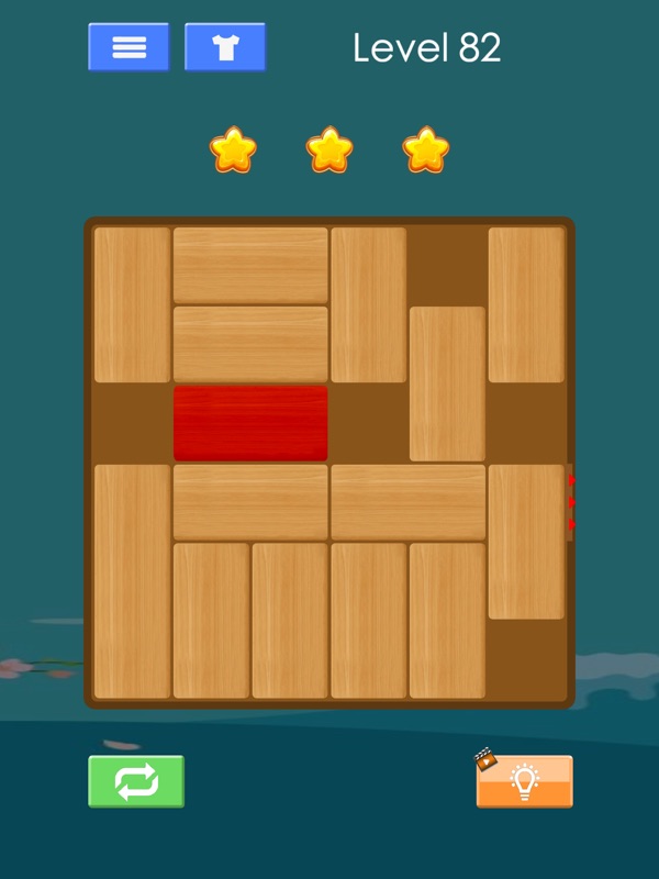 Unblock Wood - Red Wood screenshot 12