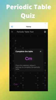 periodic table quiz iphone screenshot 4