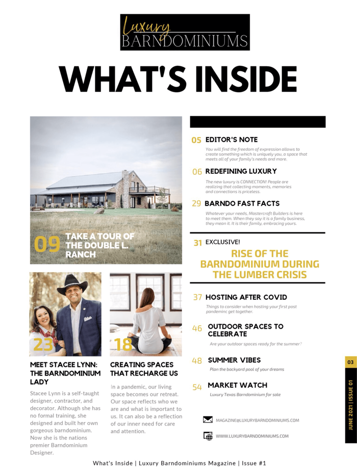 Luxury Barndominiums Magazine