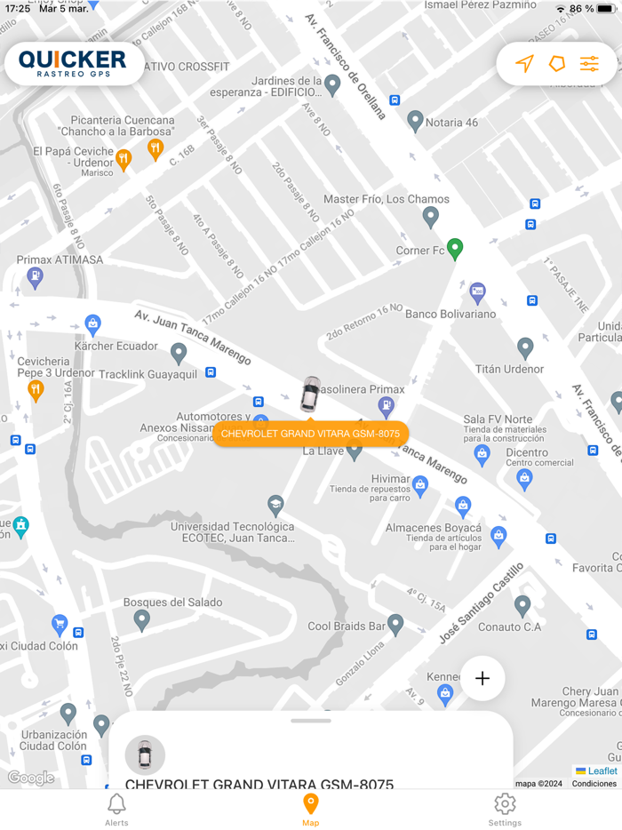 Quicker Monitoreo Vehícular