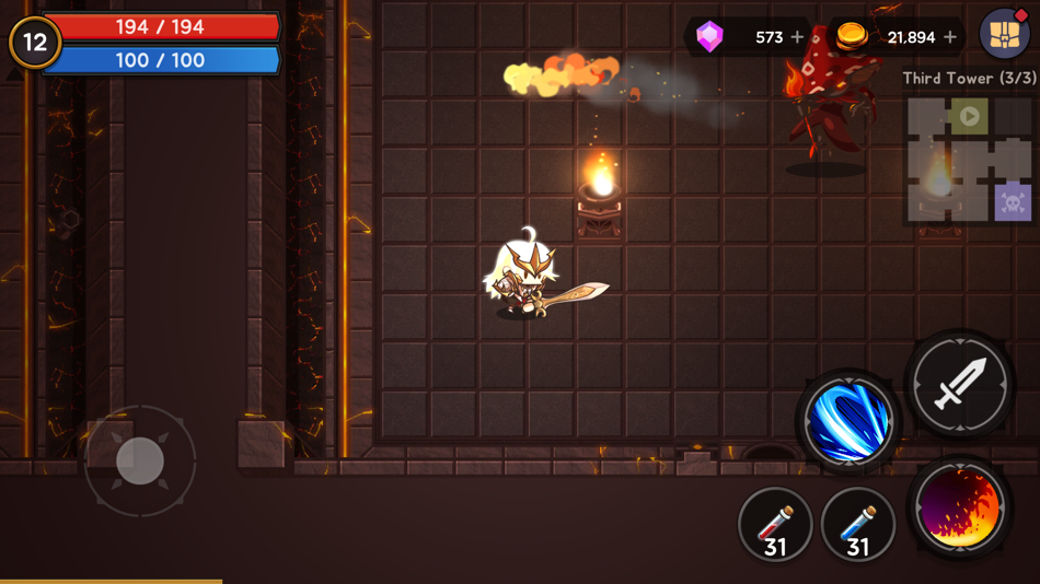 #5. Tower And Swords (iOS) 由: Jisu Im