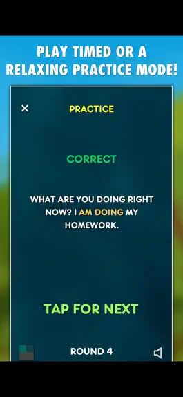 Game screenshot Present Tenses Grammar Test hack