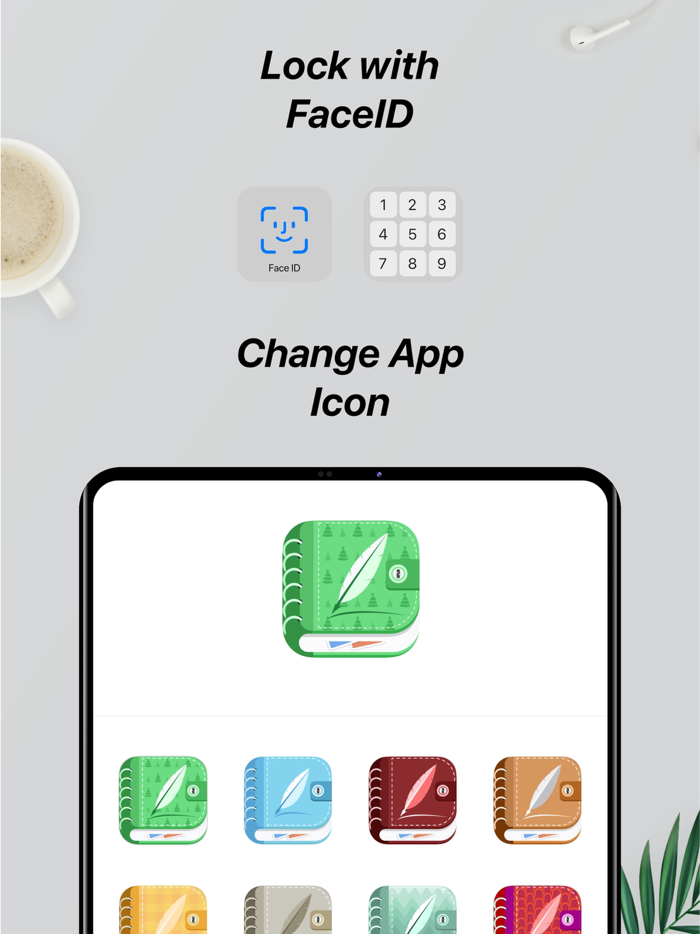 Bullet Diary Journal with Lock
