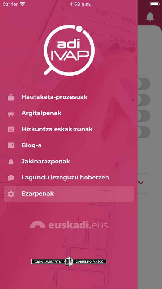 #1. adi IVAP (iOS) 来自: Gobierno Vasco - Eusko Jaurlaritza