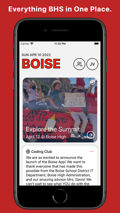 Boise App Screenshot