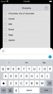 checklist : shopping iphone screenshot 2