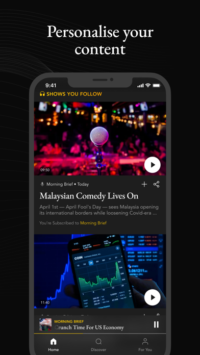 BFM Business Radio Screenshot