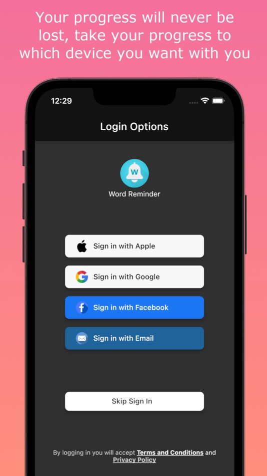 #5. Word Reminder Build Vocabulary (iOS) Podle: Ilyas Dirin