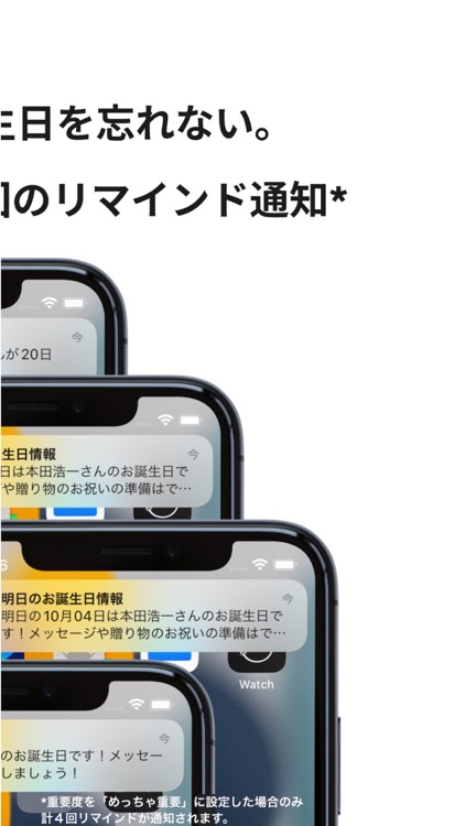 対人関係 | 誕生日を通知・思い出を記録 screenshot-3