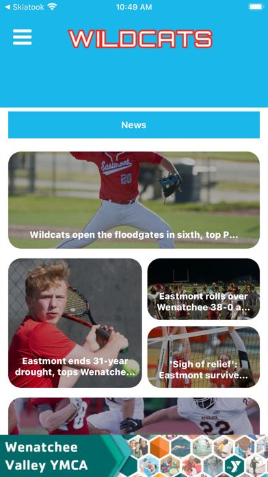 Eastmont Wildcats Athletics Screenshot