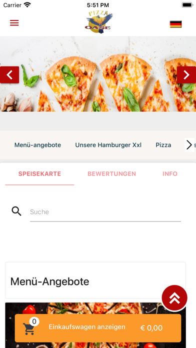 Pizza Oase Statzling Screenshot
