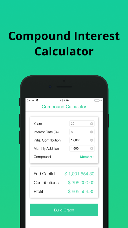 #2. Compound Interest Calculator X (iOS) Által: Leno Labs