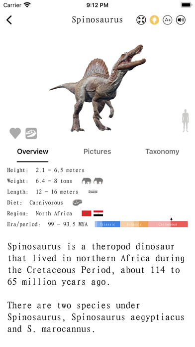 Dinopedia -kids' dinosaur park Screenshot