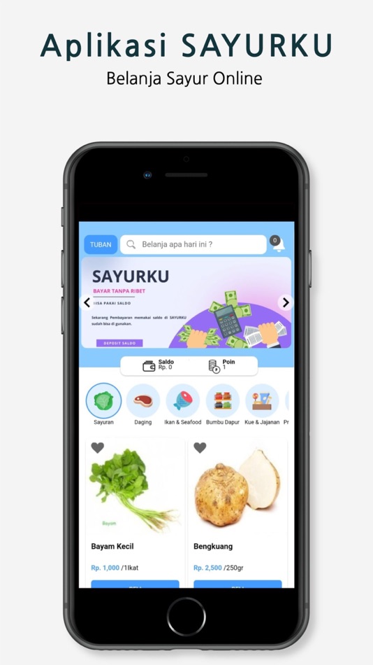 #2. SAYURKU (iOS) โดย: PT. AITRON DIGITAL INOVASI