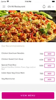 chi-ni restaurant iphone screenshot 3
