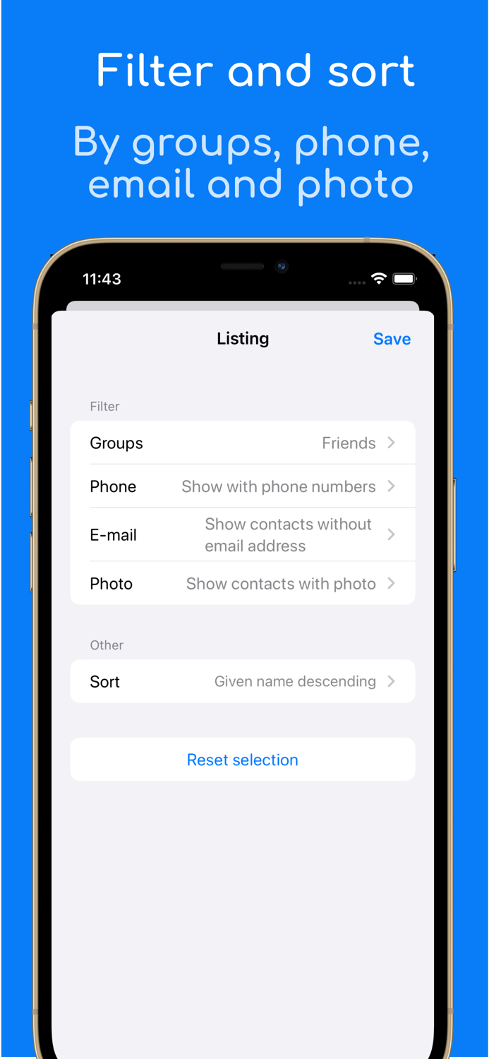 Export Contacts Pro