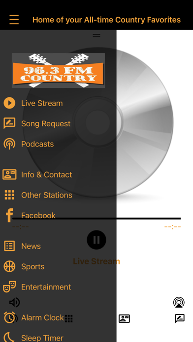 KWAY Country AM1470/96.3FM Screenshot