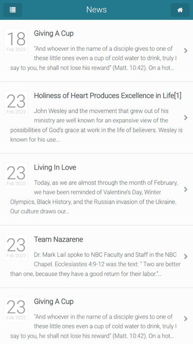 NBC Mobile Screenshot
