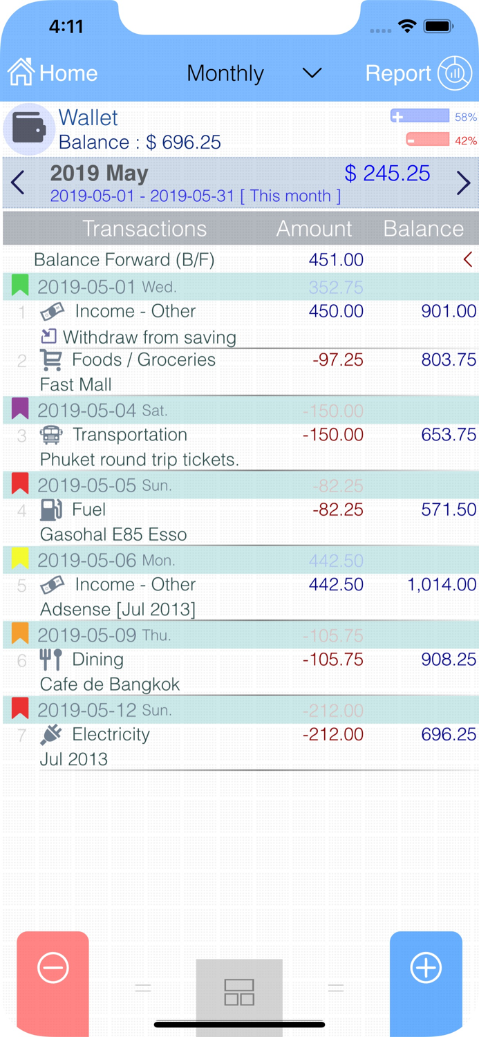 EvoWallet Lite - Money Tracker