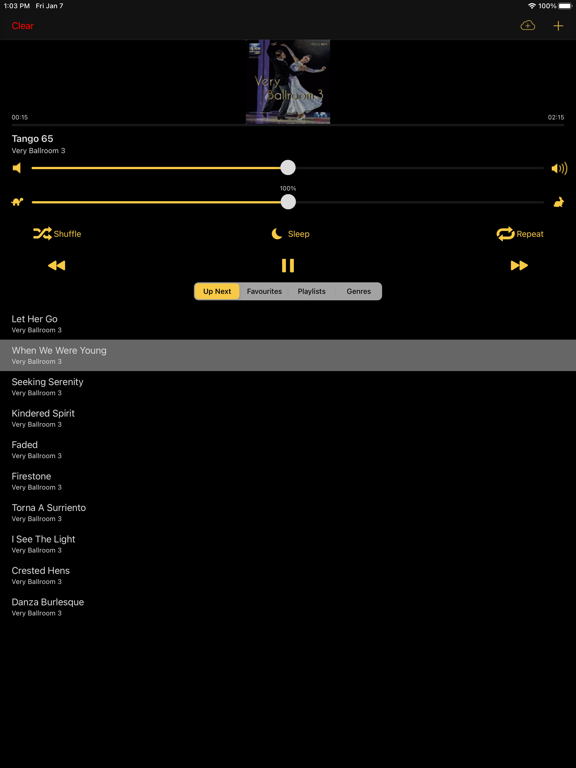 Screenshot #4 pour Ballroom Music Player