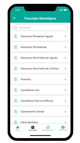Game screenshot Prescrições Odonto apk