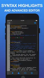 latex editor tex pro iphone screenshot 2