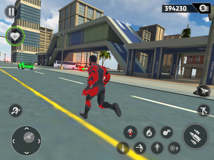 Flying Spider Rope Hero