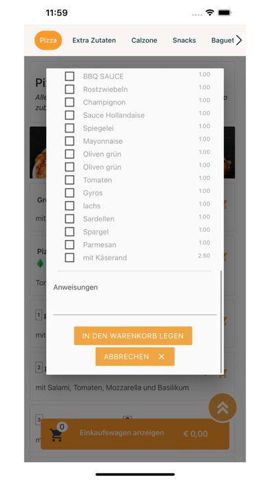 Babaa's 1 Pizza Bremen Screenshot