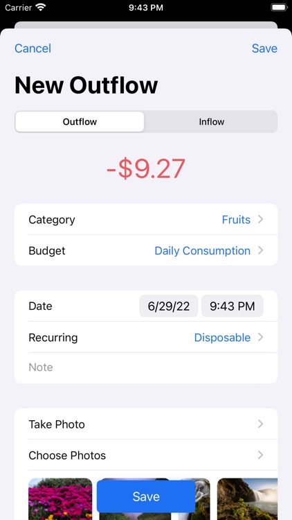 Money Goes Budget Tracker screenshot-3