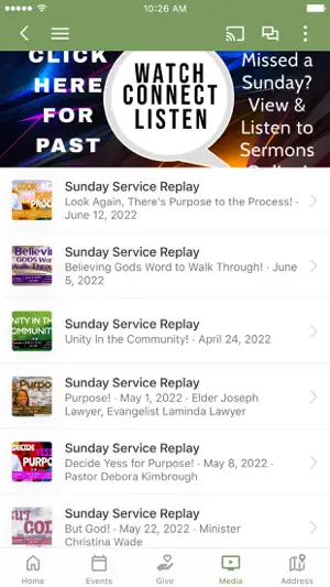 Unity Family Church screenshot 2