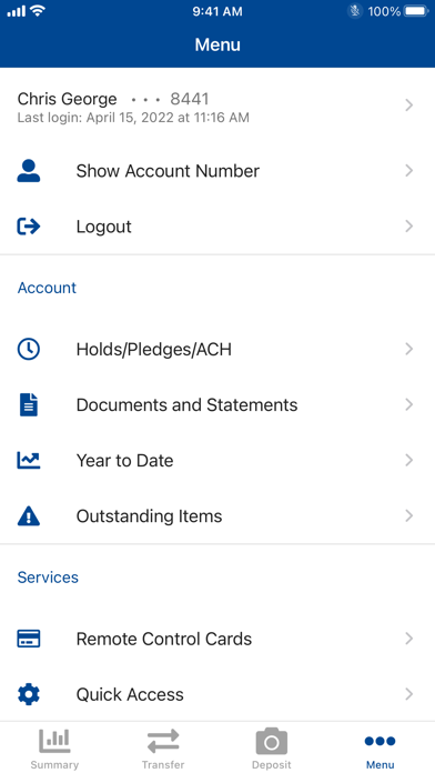 Niagara's Choice Credit Union Screenshot