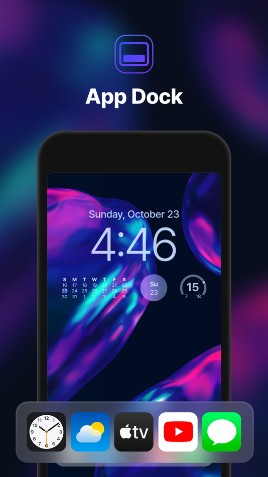 #2. Lock Screen Widgets Live (iOS) 由: Monocraft