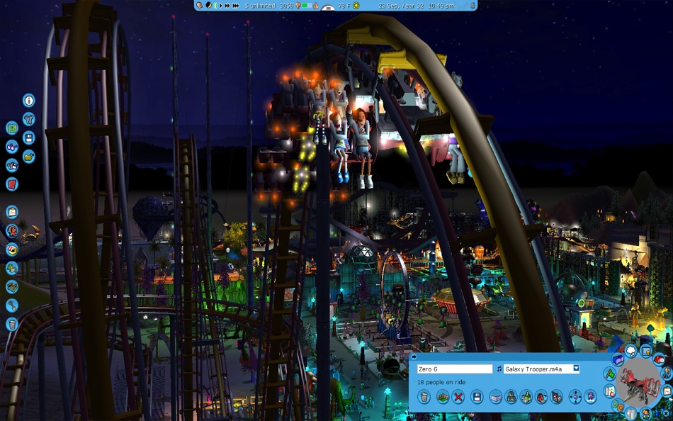 #6. RollerCoaster Tycoon® 3 (macOS) Bởi: Aspyr Media, Inc.