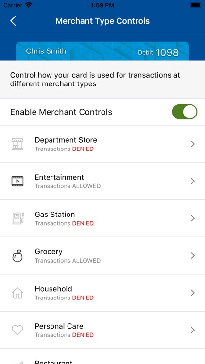 TCB Debit Card Manager screenshot-4
