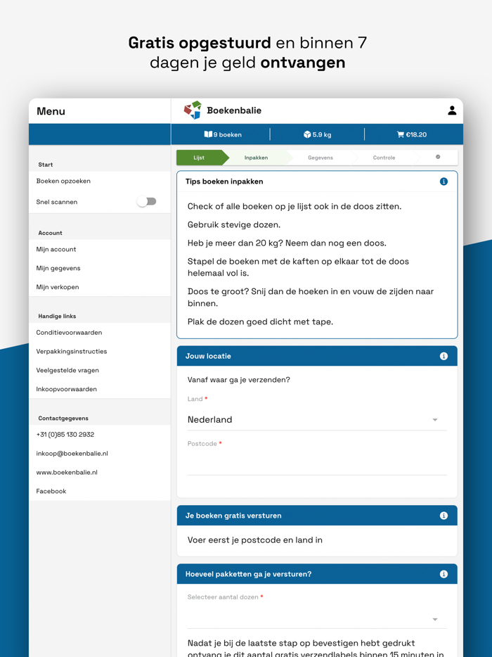 Boekenbalie - boeken verkopen