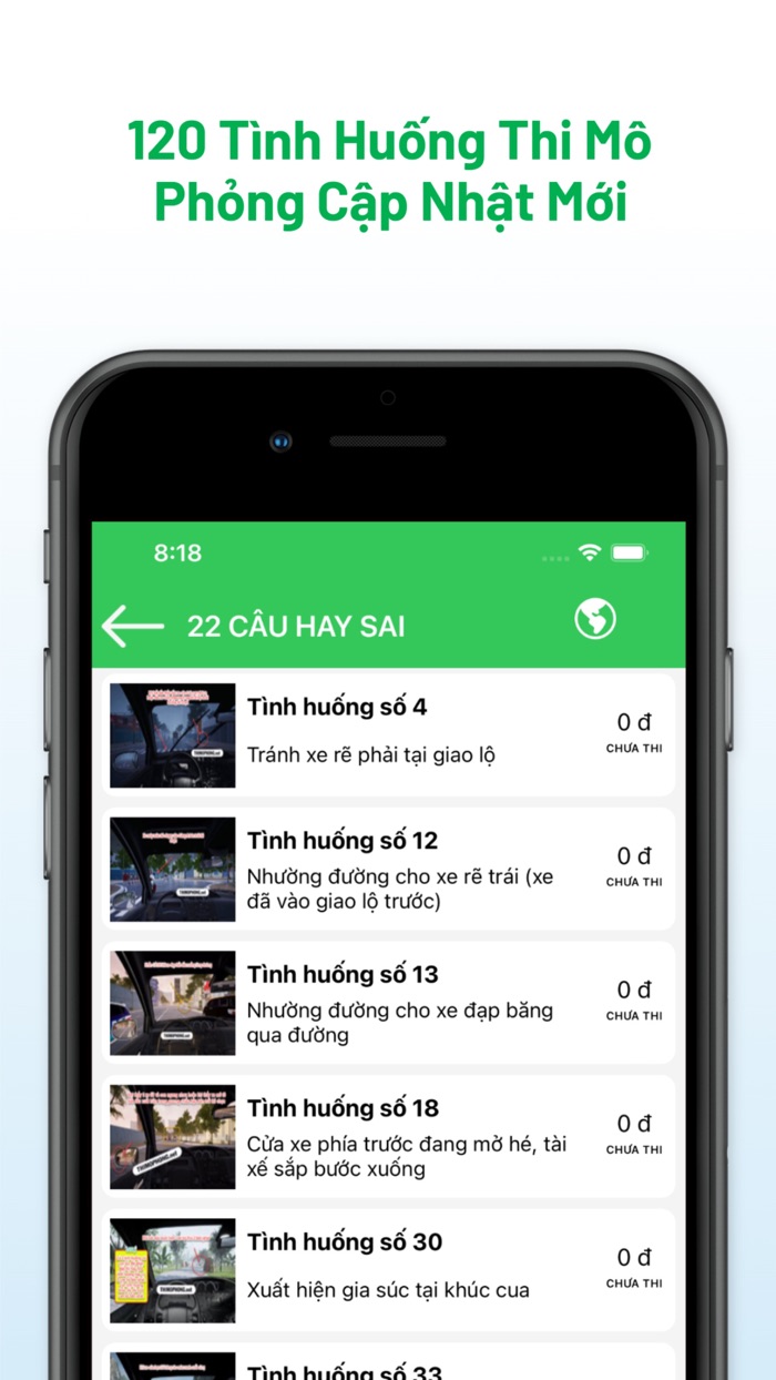 Thi Mô Phỏng Lái Xe