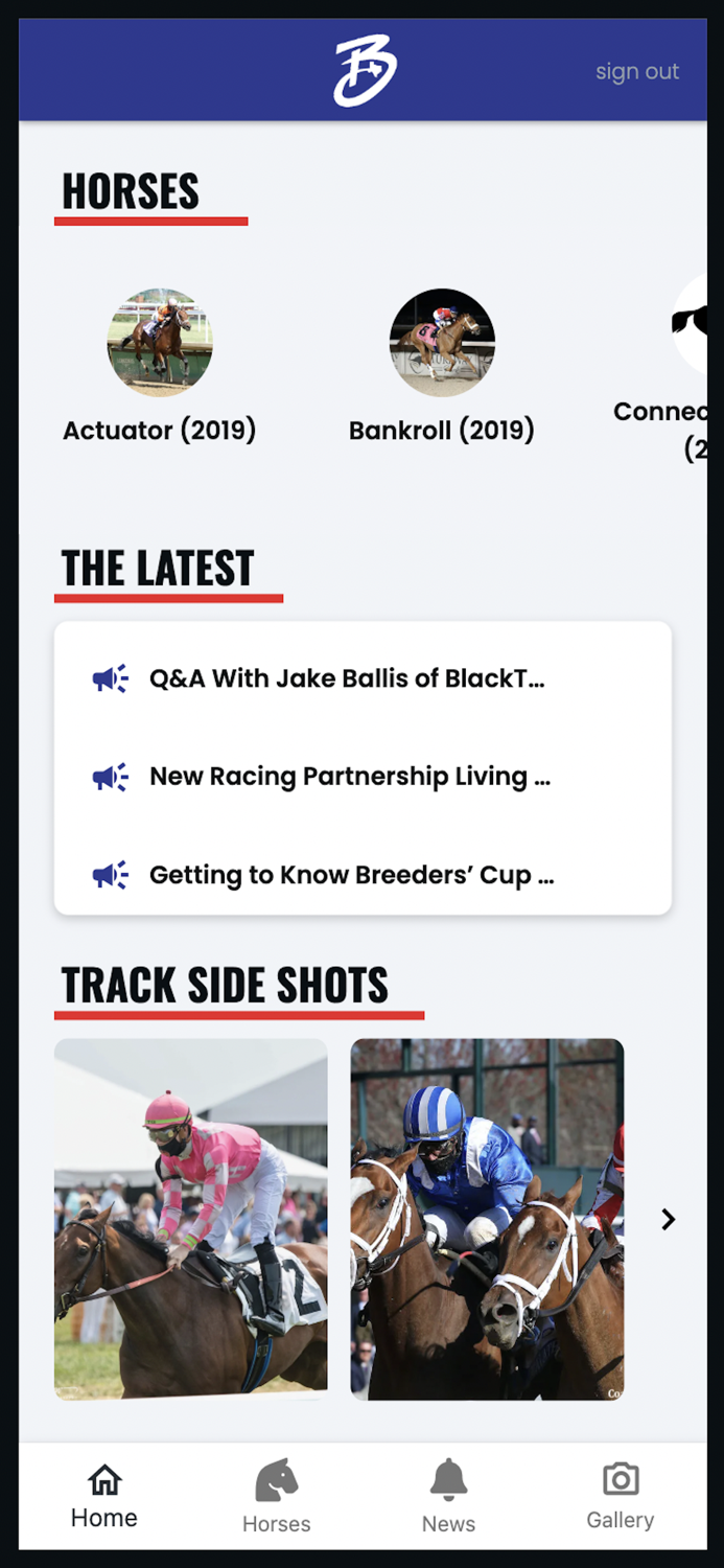 Black Type Thoroughbreds