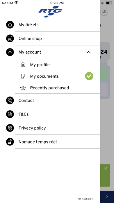 RTC Nomade paiement Screenshot