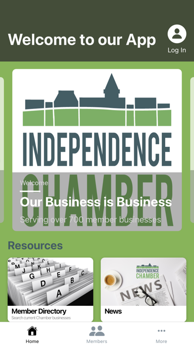 Independence Chamber App Screenshot