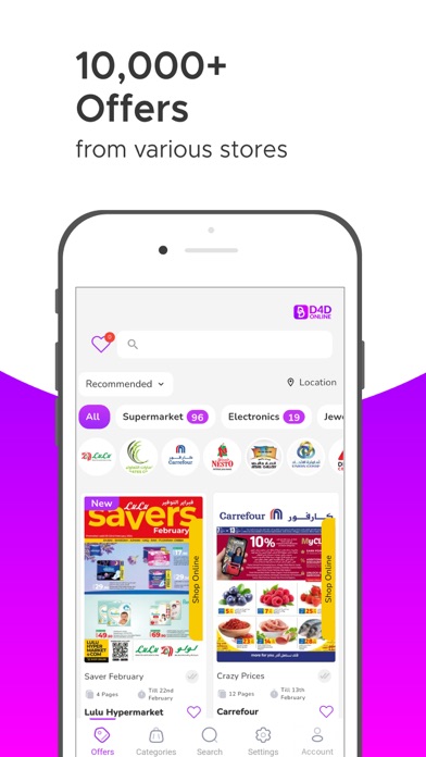 D4D Shopping Offers & Coupons Screenshot