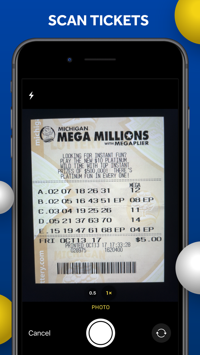 Mega Millions Ticket Scanner