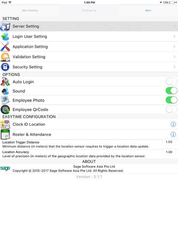 App screenshot